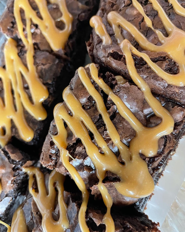 Caramel Drizzle - Veez Decadent Brownies